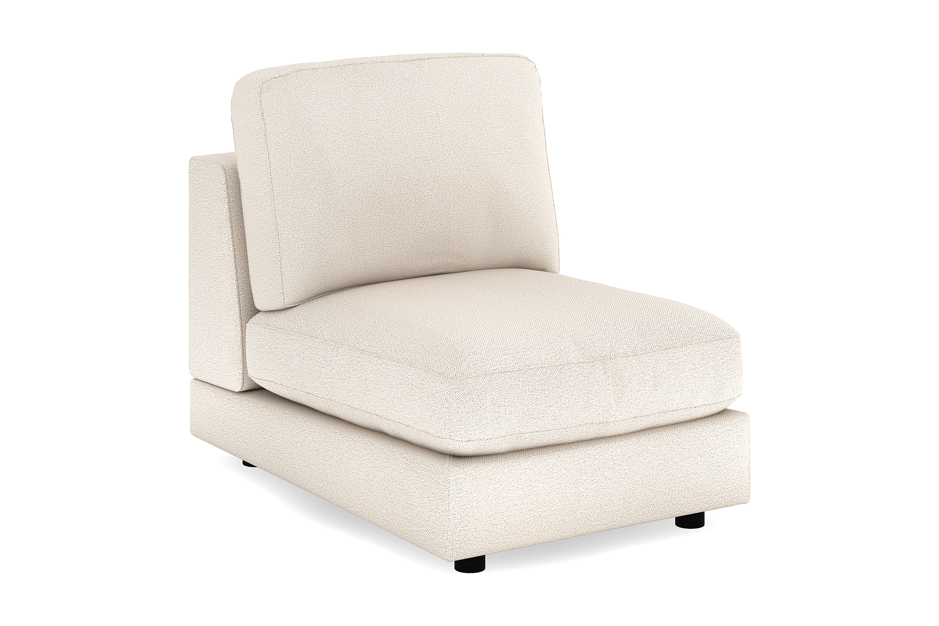 arken 1-sits mittmodul i tyg 70 cm bred - beige