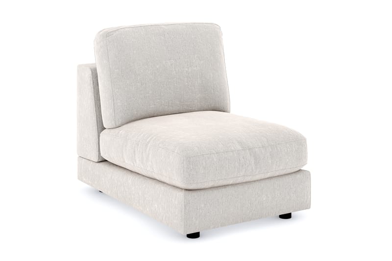 Arken 1-sits Mittmodul i Tyg 70 cm bred - Beige - Möbler - Vardagsrum - Soffor - Modulsoffor - Mittmodul