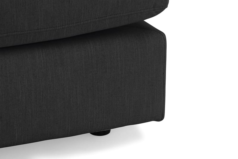 Arken 1-sits Mittmodul i Tyg 70 cm bred - Svart - Möbler - Vardagsrum - Soffor - Modulsoffor - Mittmodul
