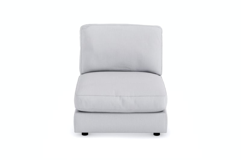 Arken 1-sits Mittmodul i Tyg 90 cm bred - Grå - Möbler - Vardagsrum - Soffor - Modulsoffor - Mittmodul
