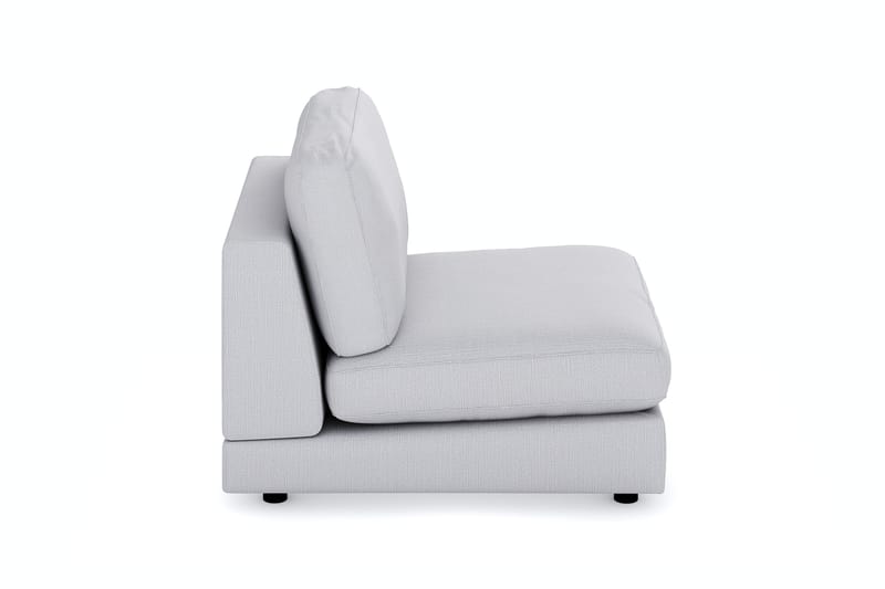 Arken 1-sits Mittmodul i Tyg 90 cm bred - Grå - Möbler - Vardagsrum - Soffor - Modulsoffor - Mittmodul