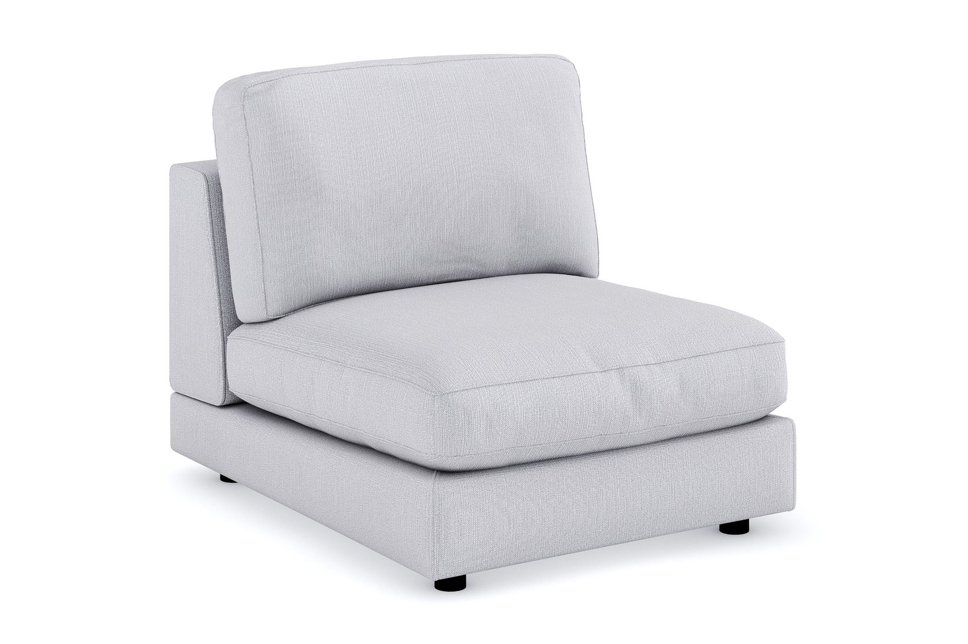 arken 1-sits mittmodul i tyg 90 cm bred - grå