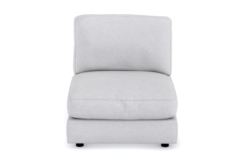 Arken 1-sits Mittmodul i Tyg 90 cm bred - Ljusgrå - Möbler - Vardagsrum - Soffor - Modulsoffor - Mittmodul