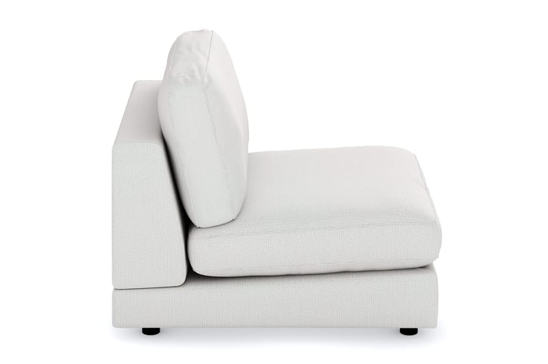 Arken 1-sits Mittmodul i Tyg 90 cm bred - Ljusgrå - Möbler - Vardagsrum - Soffor - Modulsoffor - Mittmodul