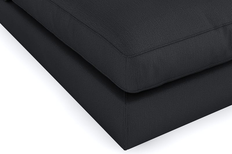 Arken 1-sits Mittmodul i Tyg 90 cm bred - Svart - Möbler - Vardagsrum - Soffor - Modulsoffor - Mittmodul