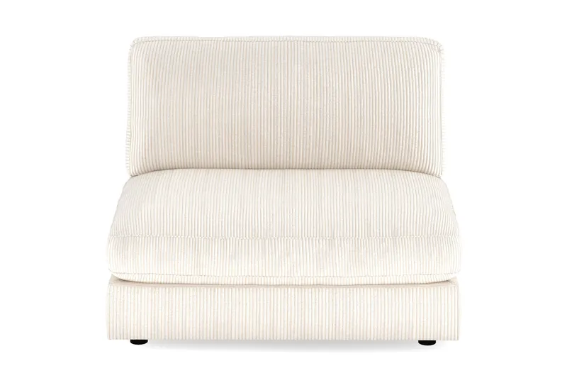 Arken 2-sits Mittmodul i Manchester 120 cm bred - Beige - Möbler - Vardagsrum - Soffor - Modulsoffor - Mittmodul