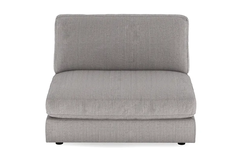 Arken 2-sits Mittmodul i Manchester 120 cm bred - Mörkgrå - Möbler - Vardagsrum - Soffor - Modulsoffor - Mittmodul