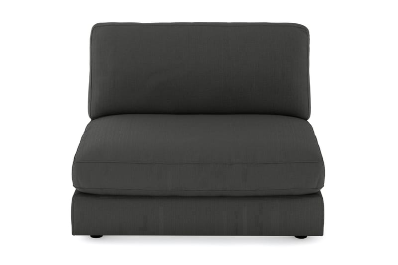 Arken 2-sits Mittmodul i Manchester 120 cm bred - Mörkgrå - Möbler - Vardagsrum - Soffor - Modulsoffor - Mittmodul