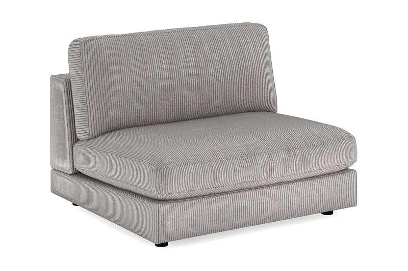 Arken 2-sits Mittmodul i Manchester 120 cm bred, Mörkgrå