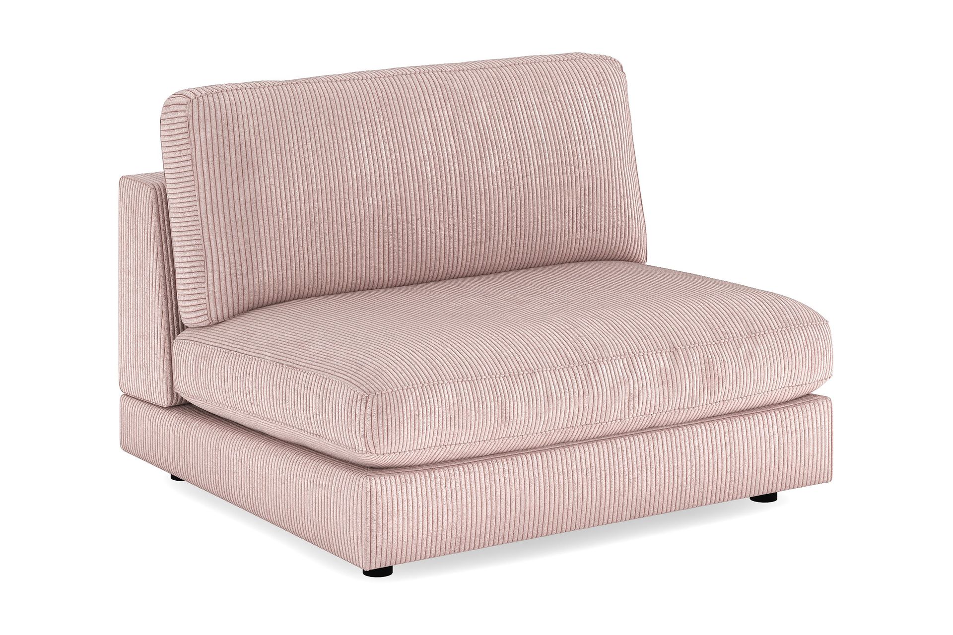 arken 2-sits mittmodul i manchester 120 cm bred - rosa