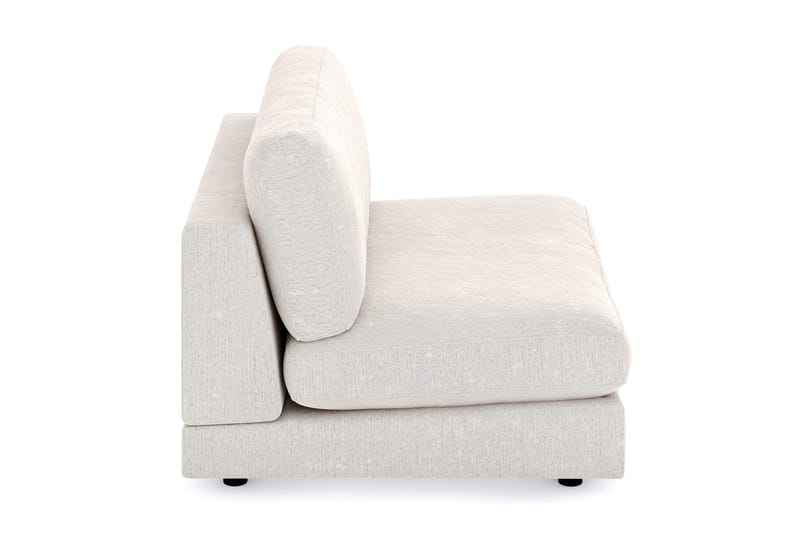Arken 2-sits Mittmodul i Sammet 120 cm bred - Krämvit - Möbler - Vardagsrum - Soffor - Modulsoffor - Mittmodul