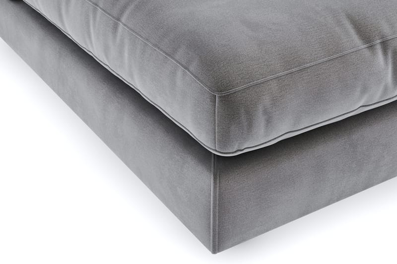 Arken 2-sits Mittmodul i Sammet 120 cm bred - Mörkgrå - Möbler - Vardagsrum - Soffor - Modulsoffor - Mittmodul