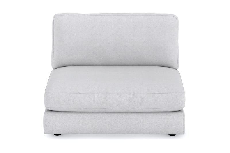 Arken 2-sits Mittmodul i Tyg 120 cm bred - Ljusgrå - Möbler - Vardagsrum - Soffor - Modulsoffor - Mittmodul