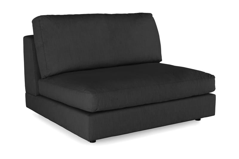 Arken 2-sits Mittmodul i Tyg 120 cm bred - Ljusgrå - Möbler - Vardagsrum - Soffor - Modulsoffor - Mittmodul