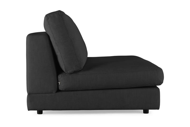 Arken 2-sits Mittmodul i Tyg 120 cm bred - Ljusgrå - Möbler - Vardagsrum - Soffor - Modulsoffor - Mittmodul