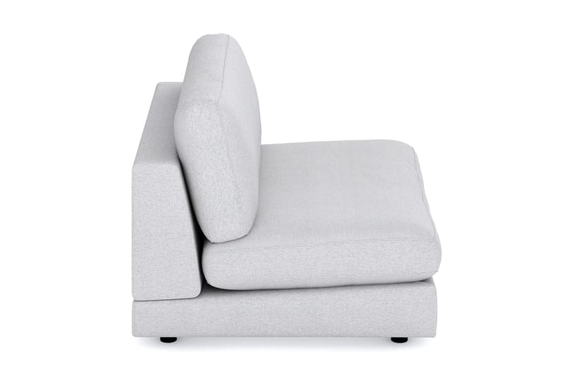 Arken 2-sits Mittmodul i Tyg 120 cm bred - Ljusgrå - Möbler - Vardagsrum - Soffor - Modulsoffor - Mittmodul