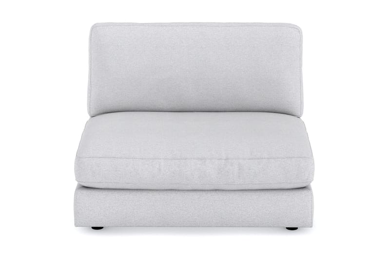 Arken 2-sits Mittmodul i Tyg 120 cm bred - Ljusgrå - Möbler - Vardagsrum - Soffor - Modulsoffor - Mittmodul