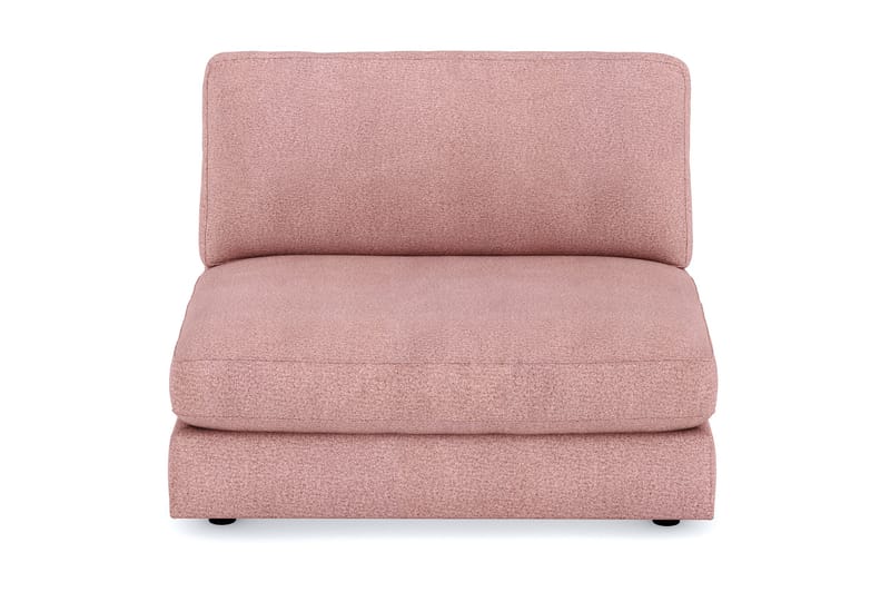 Arken 2-sits Mittmodul i Tyg 120 cm bred - Rosa - Möbler - Vardagsrum - Soffor - Modulsoffor - Mittmodul