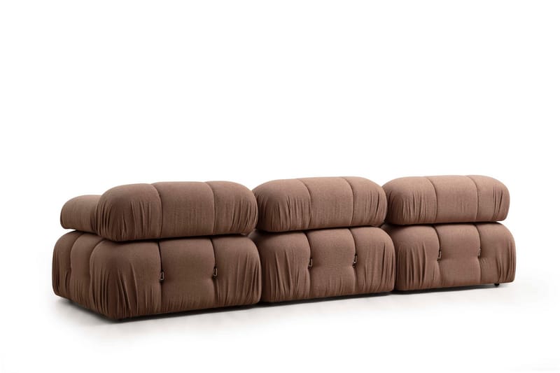Belgin Mittmodul / Fåtölj 95 cm med fast ryggstöd och repdetaljer - Möbler - Vardagsrum - Soffor - Modulsoffor - Mittmodul