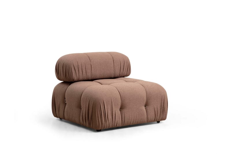 Belgin Mittmodul / Fåtölj 95 cm med fast ryggstöd och repdetaljer - Möbler - Vardagsrum - Soffor - Modulsoffor - Mittmodul