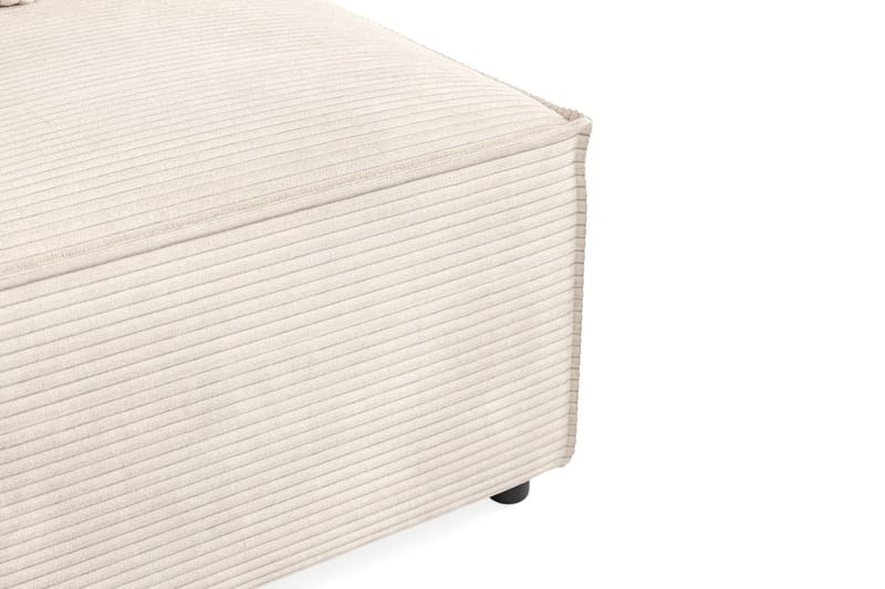 Cubo 1-sits Mittmodul i Manchester 80 cm bred - Beige - Möbler - Vardagsrum - Soffor - Modulsoffor - Mittmodul