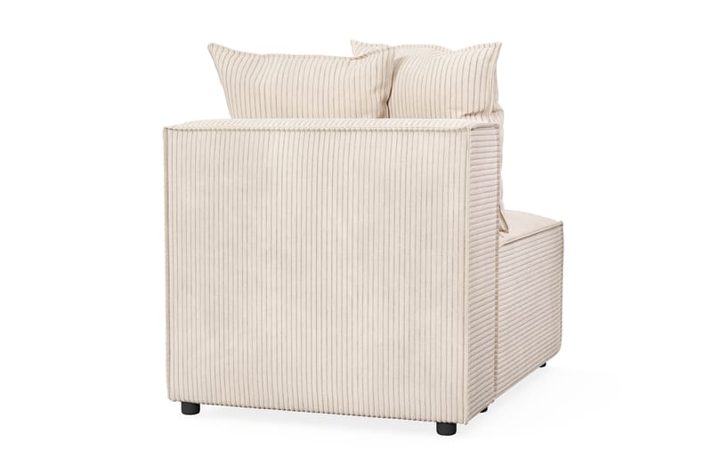Cubo 1-sits Mittmodul i Manchester 80 cm bred - Beige - Möbler - Vardagsrum - Soffor - Modulsoffor - Mittmodul