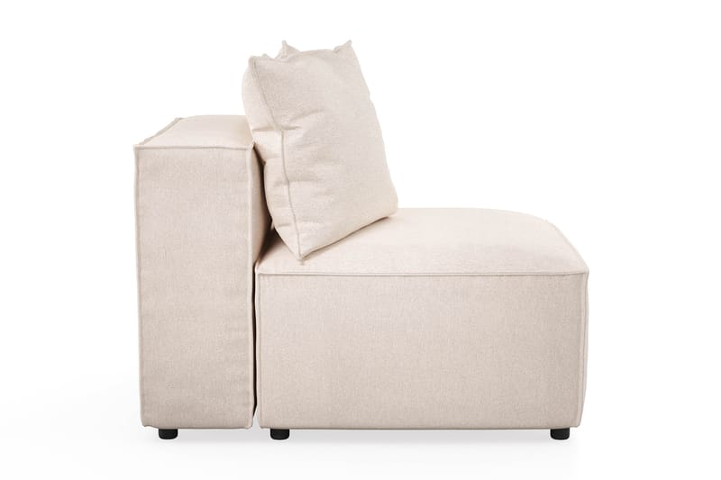 Cubo 1-sits Mittmodul i Tyg 80 cm bred - Beige - Möbler - Vardagsrum - Soffor - Modulsoffor - Mittmodul