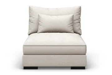 Dubai Mittmodul Extra Djup - Beige - Möbler - Vardagsrum - Soffor - Modulsoffor - Mittmodul
