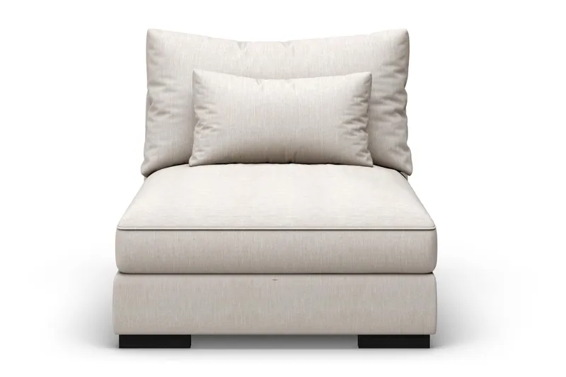 Dubai Mittmodul Extra Djup - Beige - Möbler - Vardagsrum - Soffor - Modulsoffor - Mittmodul