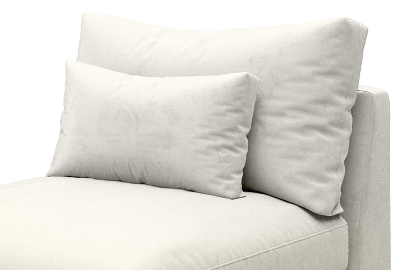 Dubai Mittmodul Sammet - Vit - Möbler - Vardagsrum - Soffor - Modulsoffor - Mittmodul