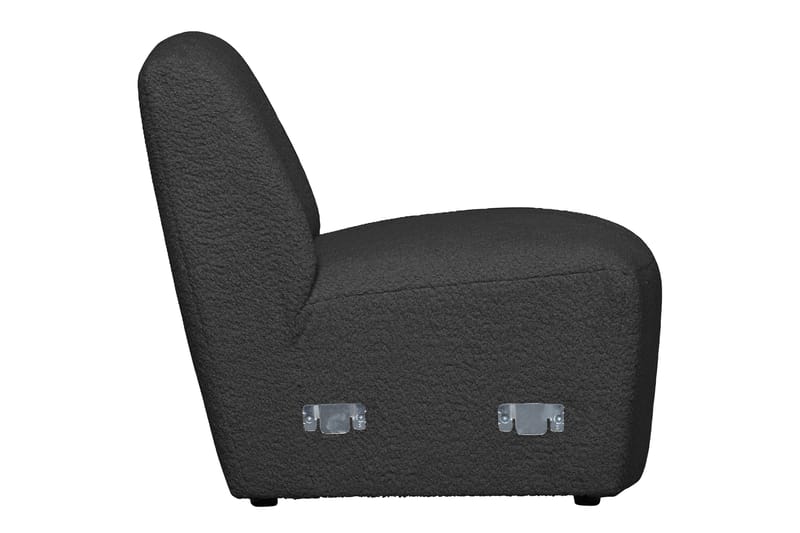 FRANSKI Mittmodul 73 cm Mörkgrå - Möbler - Vardagsrum - Soffor - Modulsoffor - Mittmodul