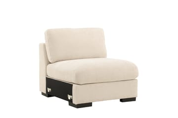 Mittmodul Salerno i Tyg - Beige - Möbler - Vardagsrum - Soffor - Modulsoffor - Mittmodul