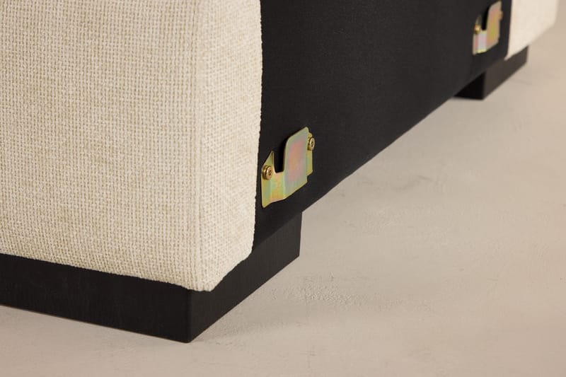 Mittmodul Salerno i Tyg - Beige - Möbler - Vardagsrum - Soffor - Modulsoffor - Mittmodul