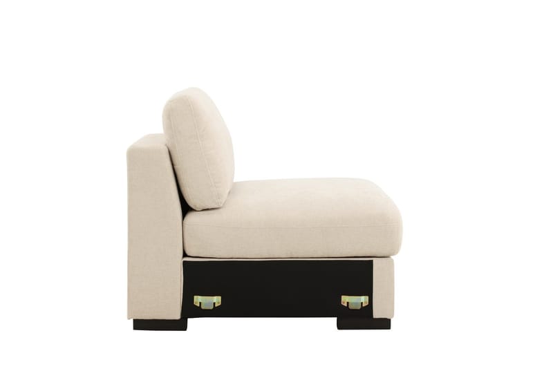 Mittmodul Salerno i Tyg - Beige - Möbler - Vardagsrum - Soffor - Modulsoffor - Mittmodul