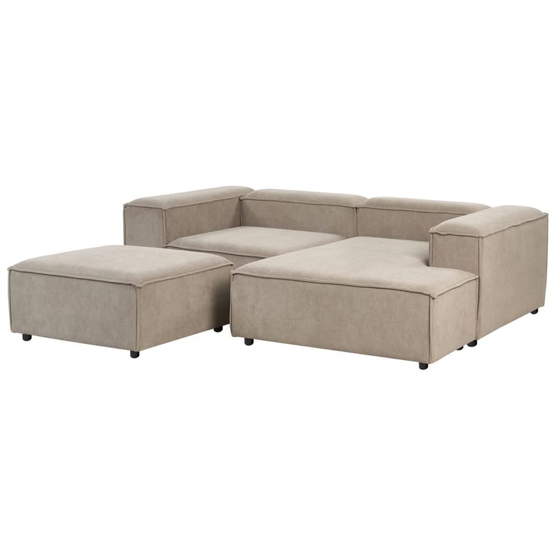 Modulär soffa met fotpall Ardal - Möbler - Vardagsrum - Soffor - Modulsoffor - Komplett modulsoffa