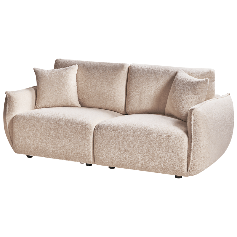 Modulsoffa 2-sits Mesnali - Beige - Möbler - Vardagsrum - Soffor - Modulsoffor - Komplett modulsoffa