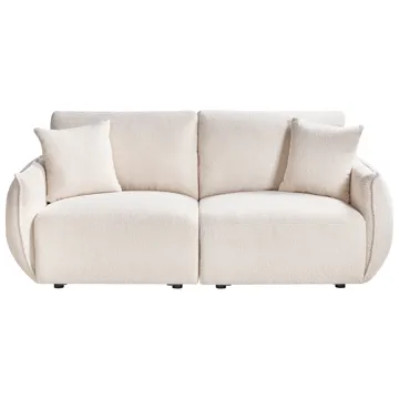 Modulsoffa 2-sits Mesnali - Off-White - Möbler - Vardagsrum - Soffor - Modulsoffor - Komplett modulsoffa