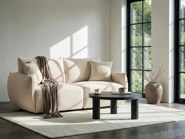Modulsoffa 2-sits Mesnali - Off-White - Möbler - Vardagsrum - Soffor - Modulsoffor - Komplett modulsoffa