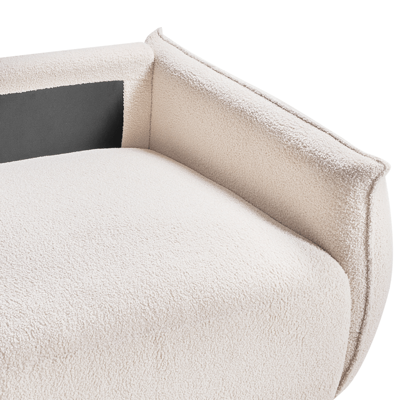 Modulsoffa 2-sits Mesnali - Off-White - Möbler - Vardagsrum - Soffor - Modulsoffor - Komplett modulsoffa