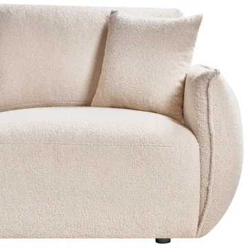 Modulsoffa 5-sits Mesnali Vänstervänd - Beige - Möbler - Vardagsrum - Soffor - Modulsoffor - Komplett modulsoffa