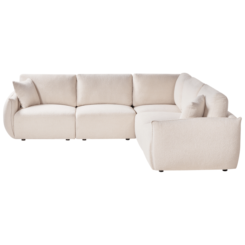 Modulsoffa 5-sits Mesnali Vänstervänd - Off-White - Möbler - Vardagsrum - Soffor - Modulsoffor - Komplett modulsoffa