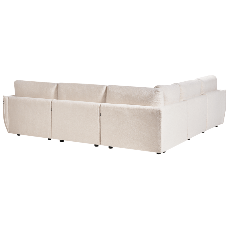 Modulsoffa 5-sits Mesnali Vänstervänd - Off-White - Möbler - Vardagsrum - Soffor - Modulsoffor - Komplett modulsoffa
