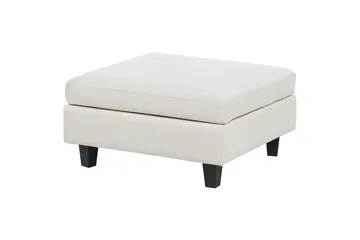 Modulsoffa med fotpall Unstad Beige/svart, Symmetrisk - Beige/svart, Symmetrisk - Möbler - Vardagsrum - Soffor - Modulsoffor - Komplett modulsoffa