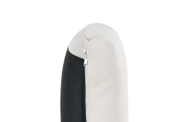 Modulsoffa med fotpall Unstad Beige/svart, Symmetrisk - Beige/svart, Symmetrisk - Möbler - Vardagsrum - Soffor - Modulsoffor - Komplett modulsoffa