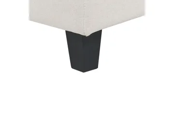 Modulsoffa med fotpall Unstad Beige/svart, Symmetrisk - Beige/svart, Symmetrisk - Möbler - Vardagsrum - Soffor - Modulsoffor - Komplett modulsoffa