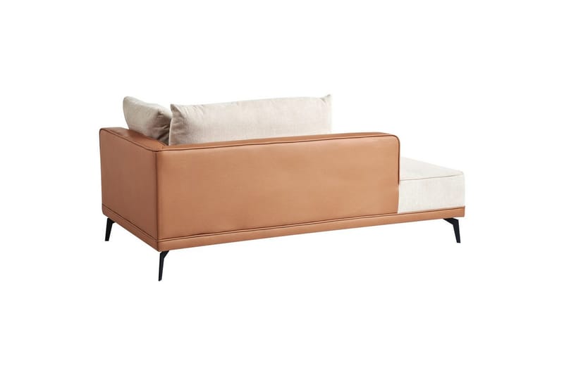 Modulsoffa Myken Beige/brun/svart, Högervänd - Beige/brun/svart, Högervänd - Möbler - Vardagsrum - Soffor - Modulsoffor - Komplett modulsoffa