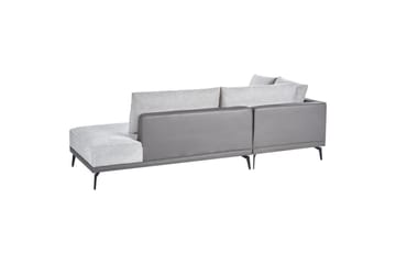 Modulsoffa Myken Grå/svart, Högervänd - Grå/svart, Högervänd - Möbler - Vardagsrum - Soffor - Modulsoffor - Komplett modulsoffa