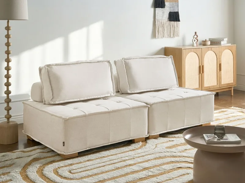 Modulsoffa Tibro - Off-White - Möbler - Vardagsrum - Soffor - Modulsoffor - Komplett modulsoffa