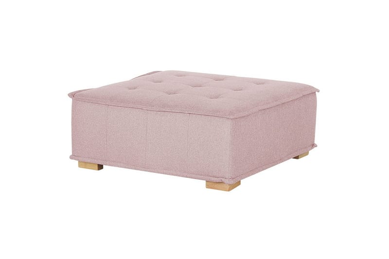 Modulsoffa Tibro Rosa/ljust trä - Rosa/ljust trä - Möbler - Vardagsrum - Soffor - Modulsoffor - Komplett modulsoffa