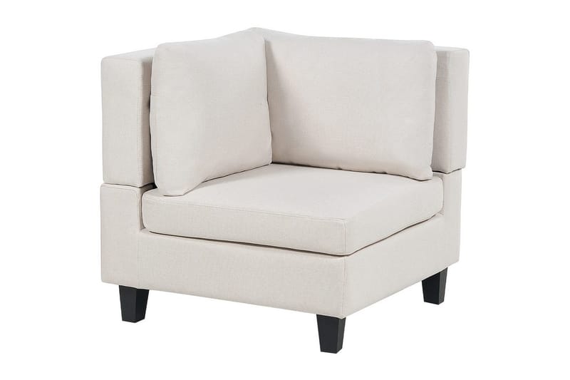 Modulsoffa Unstad Beige/svart - Beige/svart - Möbler - Vardagsrum - Soffor - Modulsoffor - Komplett modulsoffa